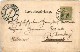 1901 Somorja, Csallóköz-Somorja, Somorin, Samorín; Kápolna utca, Polgári fiú és leány tanoda, iskola...