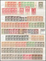 1904-1915 Összeállítás 2 db A/4-es berakólap 2 oldalán