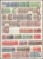 1916-1920 Többpéldányos összeállítás 4 db A/4-es berakólap 7 oldalán