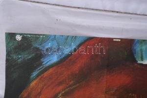 1981 Terrence Hill - Henry Fonda: Nevem senki c. film grafikus plakátja. Balogh István (1924-) grafi...