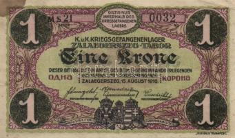 1916. Zalaegerszeg-tábor hadifogolypénz 1K T:I-