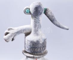 cca 1940, 3 darab antik szódás üveg Bárdos Dezsőné, Knerczer Boldizsár és Brader Ágoston feliratokka...