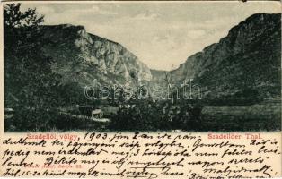 1903 Szádelői völgy, Zádielské údolie; Divald Adolf 93. (vágott / cut)
