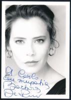 Barbara De Rossi olasz színésznő fotója autográf dedikációjával