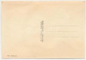 Baigneuse. Éd. F. Vanczak (Perpignan) / francia modern művészlap, strandoló hölgy, plüss rátét dísze...