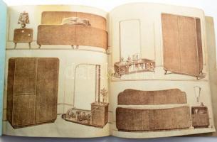 ca 1930 Fürst Jenő újpest bútor katalógus. 14p. 38x22 cm Hajtva