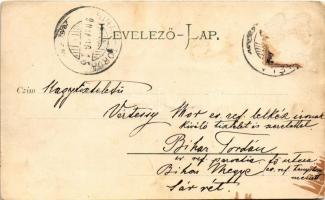 1901 Szepesbéla, Szepes-Béla, Spisská Belá (Szepes, Zips); Fő utca, templom, Béla szálloda. Müller Z...