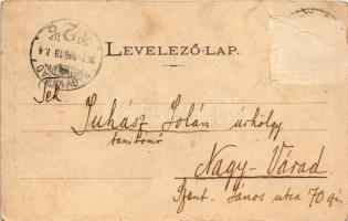 1901 Szepesolaszi, Wallendorf, Spisské Vlachy; Evangélikus templom. Matz Gusztáv kiadása / Lutheran ...