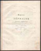 cca 1870 Magyar népdalok egyetemes gyűjteménye, harmadik füzet, 30p