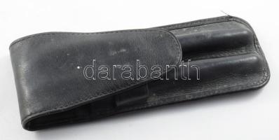 Pierre Balmain töltőtoll jelzett. 15 cm Hozzá bőr tolltartó