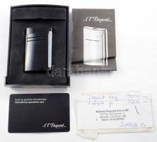 Dupont öngyújtó gázos, eredeti dobozában, papírral, kártyával, számlával