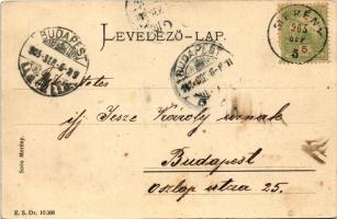 1905 Merény, Szepes-Merény, Vagendrüssel, Vondrisel, Nálepkovo; látkép, templom. Soós kiadása / gene...