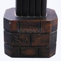 Megváltó Krisztus, faragott fa szobor. 37x30 cm