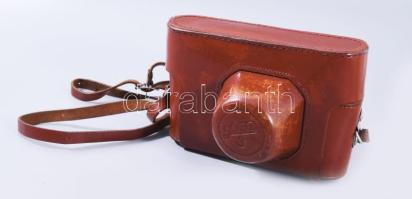 Fed-3 fényképezőgép, Fed 2,8 objektívvel, bőr tokban