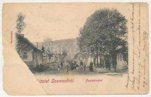 1904 Sósmező, Poiana Sarata; Postahivatal / post office (b)