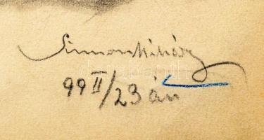 1899 Emlékkönyv nagyon sok rajzzal, bejegyzéssel, beragasztott virággal, kissé koszos vászonkötésben