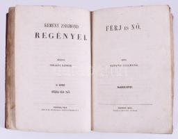 Kemény Zsigmond: Férj és nő 1 - 2 kötet (egybekötve) Pesten, 1852. Szilágyi S. 244 l. (hibás lapszám...