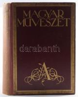 1932 Magyar Művészet szerk Majovszky Pál. VIII. évfolyam bekötve, Aranyozott, kissé laza egészvászon...