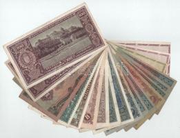 20db-os vegyes magyar Pengő bankjegyből álló tétel T:F,VG