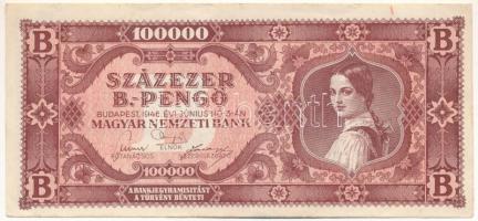 1946. 100.000BP T:F szép papír Adamo P36