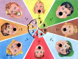 Gombóc Matyi. Ügyességi táblás játék gyerekek számára. Pályi Jenő grafikáival. (1942). 
Budapest, [...