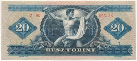 1965. 20Ft "C 596 053158" T:F szép papír
Adamo F14