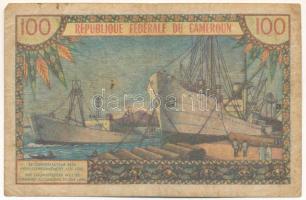 Kamerun 1962. 100Fr T:F,VG
Cameroon 1962. 100 Francs C:F,VG
Krause P#10