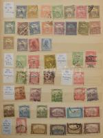 2 gyengécske magyar alapgyűjtemény 1918-tól az 1960-as évekig, benne portók, hármaslyukasztású bélye...