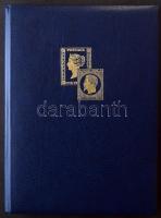 Festmény motívum gyűjtemény sorokkal és blokkokkal, 16 lapos A/4-es berakó több mint felében