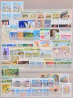 Ausztrália gyűjtemény nagyon sok teljes sorral, jó értékekkel, 6 lapos, A/4-es berakóban (Mi EUR 690...