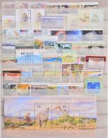 Ausztrália gyűjtemény nagyon sok teljes sorral, jó értékekkel, 6 lapos, A/4-es berakóban (Mi EUR 690...