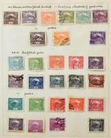 Csehszlovákia gyűjtemény kezdemény a kezdetektől 1939-ig albumlapokon / Czechoslovakia basic collect...