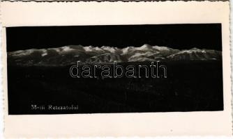 Retyezát, Retezat; Muntii Retezatului / Retyezát-hegység / mountain range. Foto orig. I. Horváth (Hateg) 1937. photo