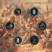 2022. 5Ft-200Ft (6xklf) forgalmi sor + 2024. "Hunyadi János aranyforintja" aranyozott Ag, ...