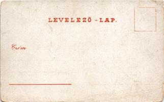 Vízakna, Salzburg, Ocna Sibiului; Szecessziós lóherés montázs a fürdőből. Takáts Jenő kiadása / Art ...