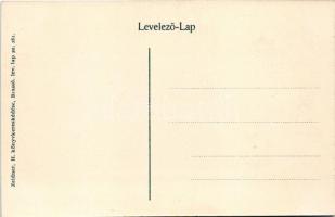 Brassó, Kronstadt, Brasov; Árpád szobor, Millenniumi emlékmű. Zeidner H. kiadása / Hungarian Millenn...