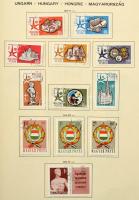 1947-1967 Alapgyűjtemény jó állapotú Schaubek előnyomott albumban, rugós borítóval, "Ungarn&quo...
