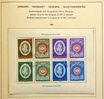 1947-1967 Alapgyűjtemény jó állapotú Schaubek előnyomott albumban, rugós borítóval, "Ungarn&quo...
