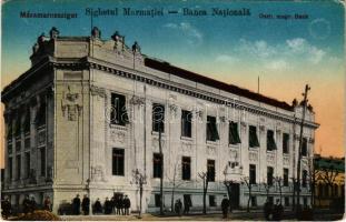 Máramarossziget, Sighetu Marmatiei; Osztrák-Magyar Bank. Vasúti levelezőlapárusítás 20. sz. 1917. / Austro-Hungarian Bank / Banca Nationala + "1940 Máramarossziget visszatért" So. Stpl.