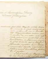 1799-1860 6 db latin, illetve német nyelvű irat, többségében Felvidékről (Pozsony, Nagyszombat, Érse...