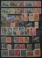 Magyar tétel az 1910-es évektől a modern kiadásokig, benne sorok is, 3 db berakóban