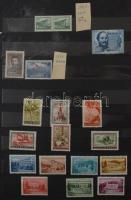 Magyar tétel az 1910-es évektől a modern kiadásokig, benne sorok is, 3 db berakóban