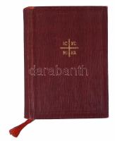Imakönyv az orthodox keresztények számára. Ford. és összeáll.: Berki Feriz. Bp., 1956., Magyar Orthodox Adminisztratura, (Egyetemi-ny.), 364 p. Kiadói kopott egészvászon-kötés.