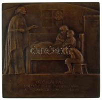 Beck Ö. Fülöp (1873-1945) 1906. "Gyulai Pál születése 80-ik évfordulójára a műbarátok köre 1906" egyoldalas bronz emlékplakett (74x77mm) T:AU Hungary 1906. "Gyulai Pál születése 80-ik évfordulójára a műbarátok köre 1906 (For the 80th Anniversary of birth of Pál Gyulai)" one-sided bronze commemorative plaque. Sign.: Beck Ö. Fülöp (74x76,5mm) C:AU HP 838