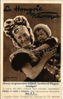 La Hongrie Pittoresque - "Akarja megismertetni külföldi barátaival Magyarországot? A magyar nép lelkét, szokásait, festői szépségét, romantikáját? Küldje el nekik e könyvet" Cserépfalvi kiadás. Magyar idegenforgalmi propaganda, könyv reklám / Hungarian tourism propaganda and book advertisement