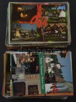 300 db MODERN színes magyar város képeslap, kisebb települések is / 300 MODERN Hungarian color town-view postcards, smaller towns also