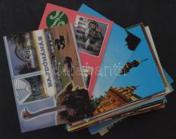 200 db MODERN megíratlan színes magyar város képeslap / 200 MODERN unused Hungarian color town-view postcards