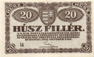 1920. 20f (5x) T:I,II