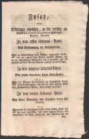 cca 1770 A Mária Terézia-féle úrbérrendezés során kiadott utasítás kiegészítése, német nyelven