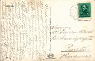 1939 Rozsnyó, Roznava; "Rozsnyó visszatért 1938" bevonulás, Horthy Miklós, Rákóczi őrtoron...